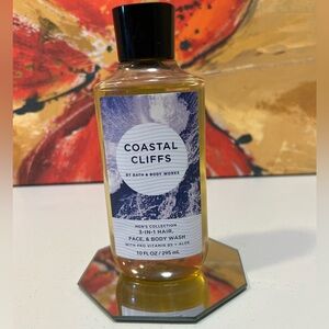 Bath & Body Works Coastal Cliffs Body Wash - Blue & Black Label